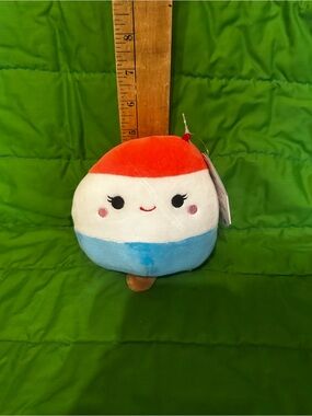 #1371 Squishmallows-Lelilo- Plush Popsicle Plushie - Red White Blue Cute NWT